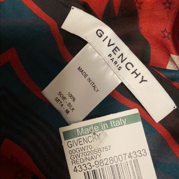 Givenchy silk scarf wrap stole birds of paradise print - Picture 5 of 7